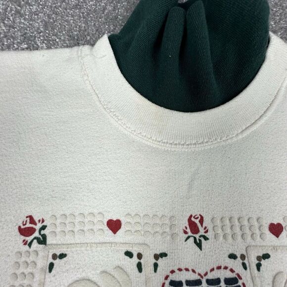 Gopher Sport Turtleneck Sweatshirt Womens Medium Petite Granny 90's Winter VTG - Picture 6 of 8